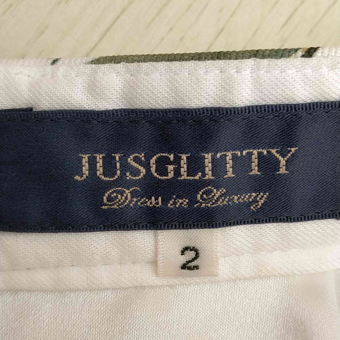 ジャスグリッティー JUSGLITTY ぼかしフラワースカート レディース 2