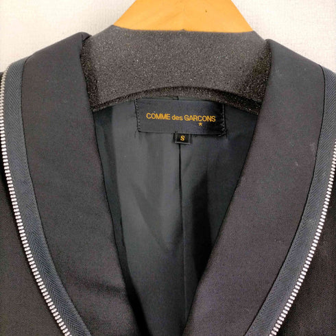 コムデギャルソン COMME des GARCONS 92SS unfinished期 ジップトリムテーラードジャケット レディース JPN:S