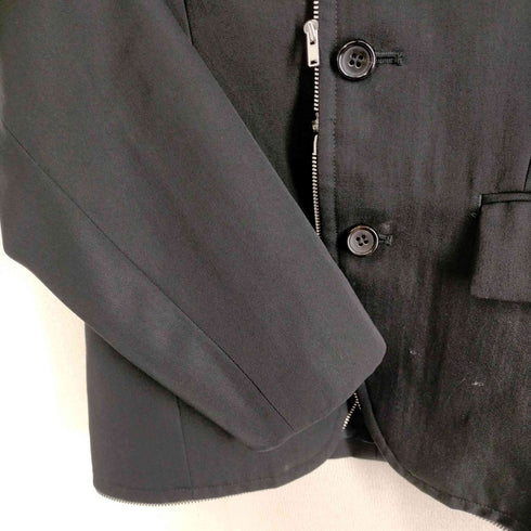 コムデギャルソン COMME des GARCONS 92SS unfinished期 ジップトリムテーラードジャケット レディース JPN:S