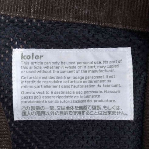 カラー kolor ナイロン ハンティングジャケット メンズ 1