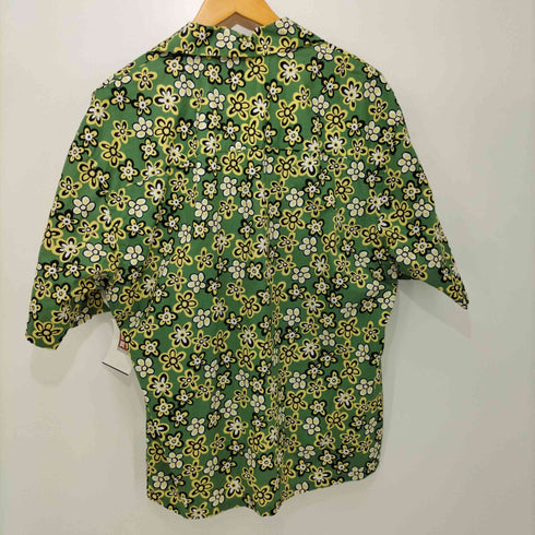 ユニクロ UNIQLO 22SS 花柄 オーバーサイズ オープンカラー シャツ メンズ JPN:M