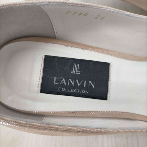 ランバンコレクション LANVIN COLLECTION オープントゥパンプス レディース JPN:24
