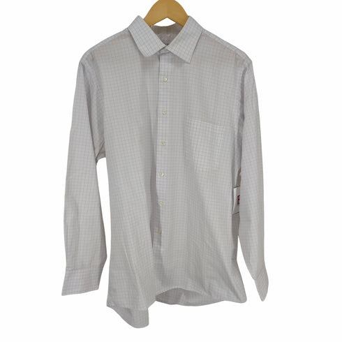 ヴァンヒューゼン VAN HEUSEN 90~00s ウィンドーペーンチェックコットンシャツ メンズ 16