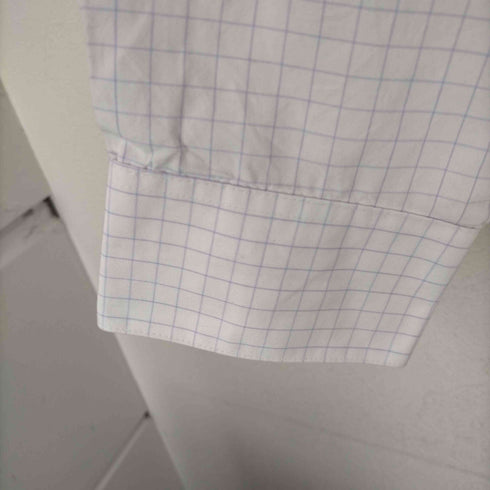 ヴァンヒューゼン VAN HEUSEN 90~00s ウィンドーペーンチェックコットンシャツ メンズ 16