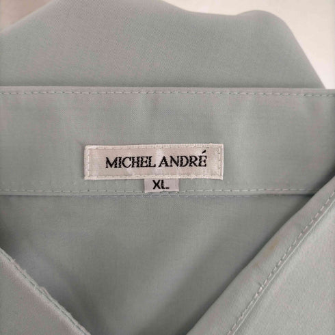 MICHEL ANDRE フロント刺繍プルオーバーシャツ メンズ JPN:XL