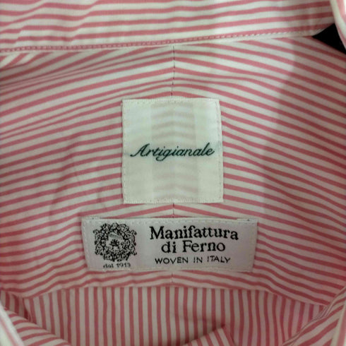 アルティジャナーレ artigianale MANIFATTURA ドレスシャツセミワイド SW8 STRIPE メンズ US:40