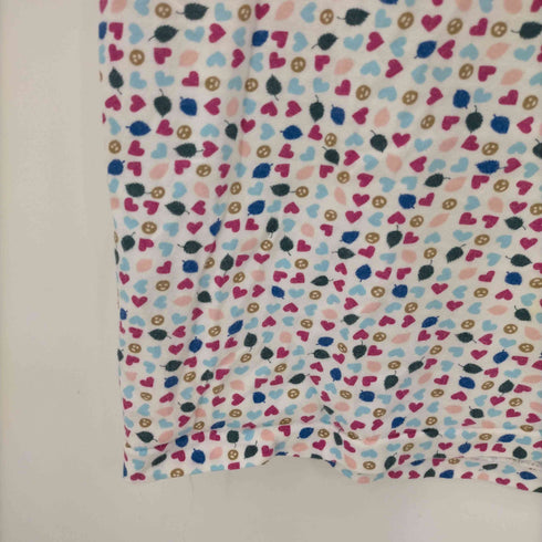 ポールスミス Paul Smith PINK 総柄 Tシャツ レディース import:M