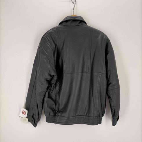 バーバリーズ BURBERRYS 80-90s スペイン製 比翼 レザージャケット メンズ EUR:48