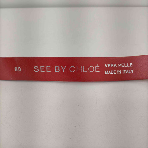 シーバイクロエ SEE BY CHLOE 蝶々ネクタイバックル ベルト レディース