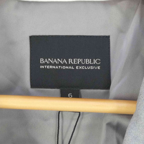 バナナリパブリック BANANA REPUBLIC 背抜き ダブルブレスト テーラードジャケット レディース 6