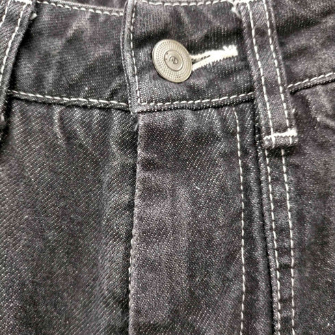 カリテ qualite e ワイドセンタープレスデニムパンツ レディース JPN:36