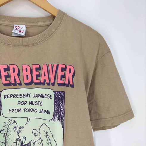 SP/BV SUPER BEAVER バンドプリント クルーネックTシャツ メンズ JPN:L