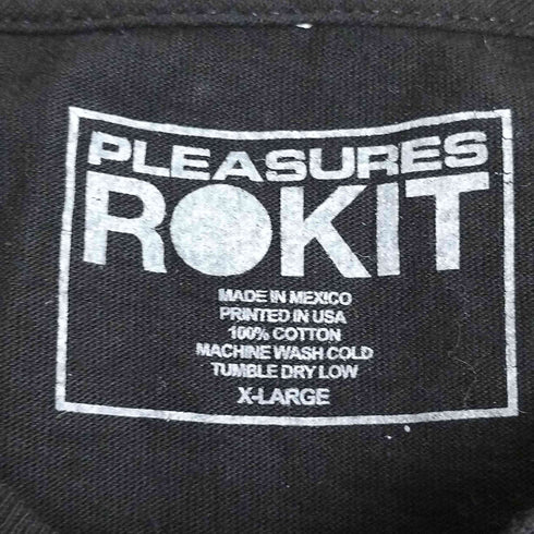 プレジャーズ PLEASURES 両面プリント クルーネックTシャツ メンズ import:XL
