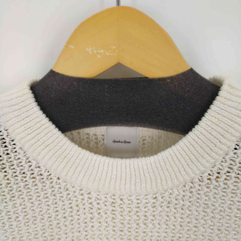 スピックアンドスパン Spick and Span メッシュニットベスト レディース