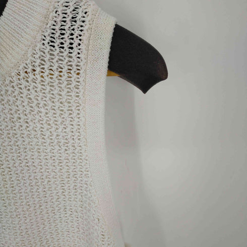 スピックアンドスパン Spick and Span メッシュニットベスト レディース