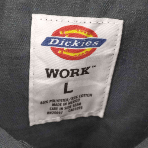 ディッキーズ Dickies 刺繍 半袖ワークシャツ メンズ JPN:L