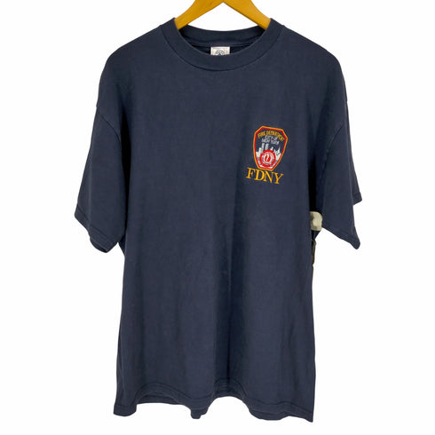 デルタ DELTA FIRE DEPARTMENT CITY OF NEW YORK 刺繍Tシャツ メンズ JPN:XL