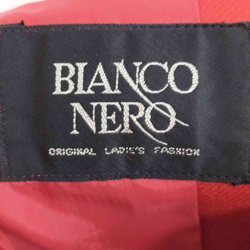 bianco nero ワッペン テーラードジャケット レディース 11号