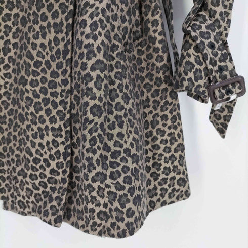 シャルル シャトン charles chaton Leopard classic trench coat レディース JPN:36
