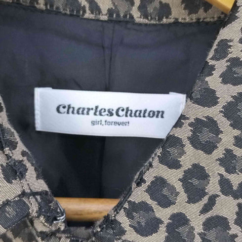 シャルル シャトン charles chaton Leopard classic trench coat レディース JPN:36