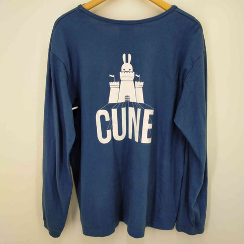キューン CUNE ハムスターウサギプリントロングTシャツ メンズ XL
