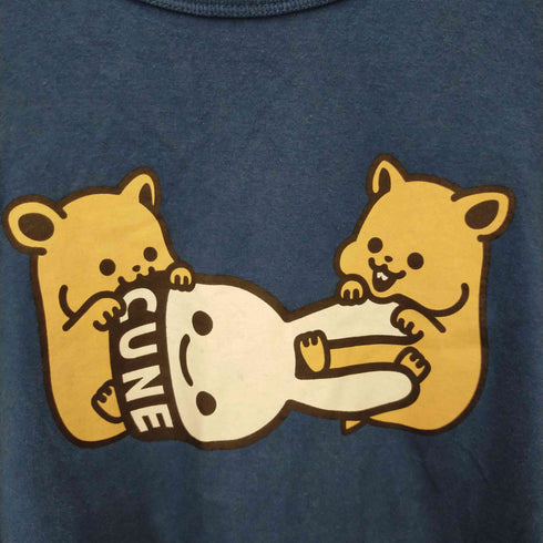 キューン CUNE ハムスターウサギプリントロングTシャツ メンズ XL