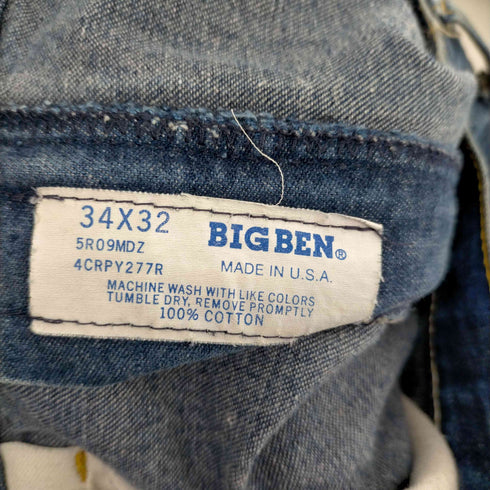 ビッグベン BIG BEN 80S USA製 デニムペインターパンツ メンズ 34×32