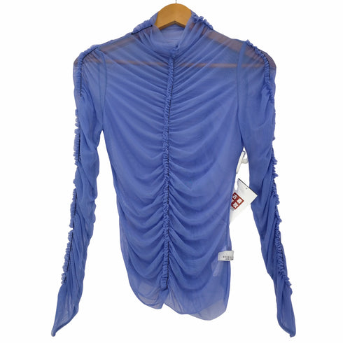 SHAHAR AVNET DOUBLE MEANING SHIRT ギャザーシアートップス レディース