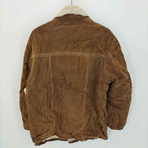 CALIFORNIAN SPORTWEAR CO 裏地ボア 太畝 ウエスタン調 スウェード レザー ジャケット メンズ