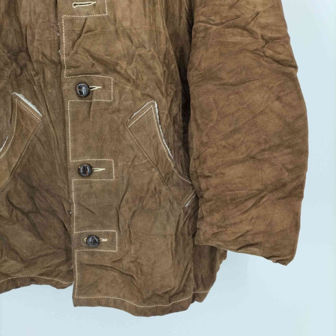 CALIFORNIAN SPORTWEAR CO 裏地ボア 太畝 ウエスタン調 スウェード レザー ジャケット メンズ
