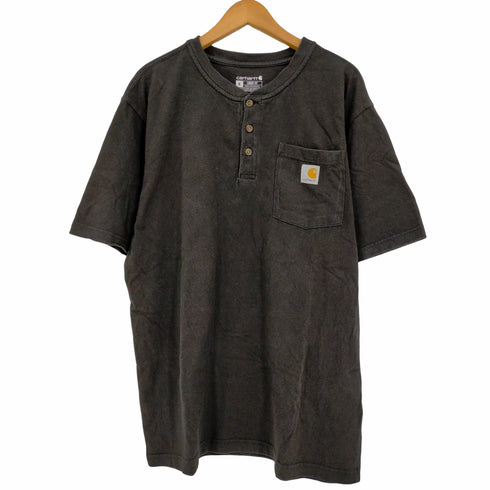 カーハート Carhartt Henley Tee ヘンリーネックTシャツ メンズ import:M