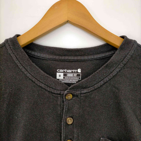 カーハート Carhartt Henley Tee ヘンリーネックTシャツ メンズ import:M