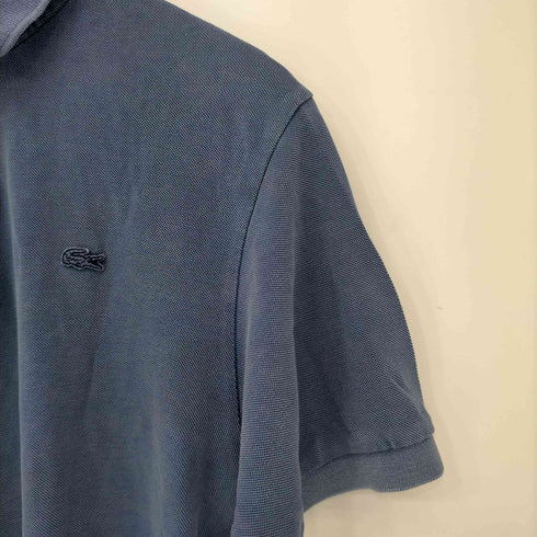 ラコステ LACOSTE ワンポイント刺繍 鹿の子ポロシャツ メンズ 5