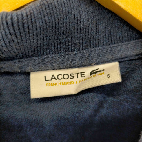 ラコステ LACOSTE ワンポイント刺繍 鹿の子ポロシャツ メンズ 5