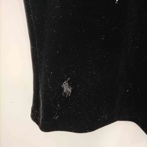 ラルフローレン RALPH LAUREN ベルベット ポロ 裾ポニー レディース import:M
