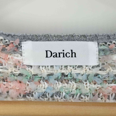 ダーリッチ Darich 24SS ミックスツイードニットトップス レディース FREE