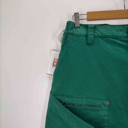 マリーンセル MARINE SERRE white line ダブルニー ワークパンツ メンズ JPN:M
