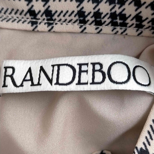 ランデブー randeboo チェック柄ジョーゼットワンピース レディース JPN:M