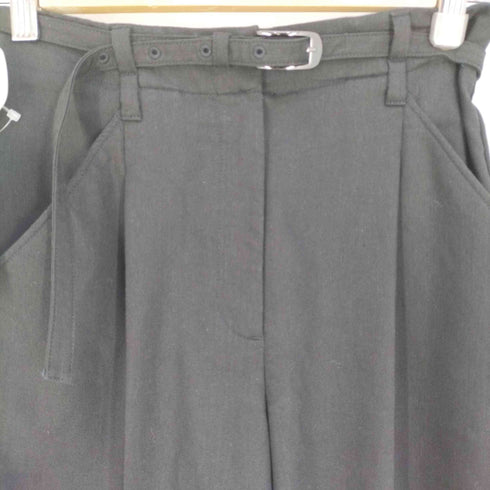 プラステ PLST レーヨンリネンストレッチワイドアンクルパンツ レディース JPN:S