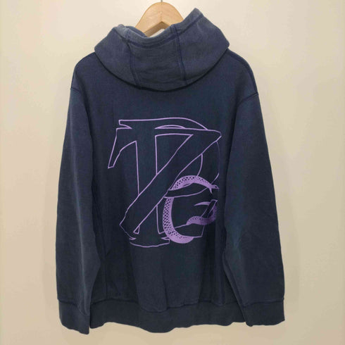 ゼパネーズクラブ Zepanese Club 両面ロゴフェードプルオーバーパーカー メンズ L