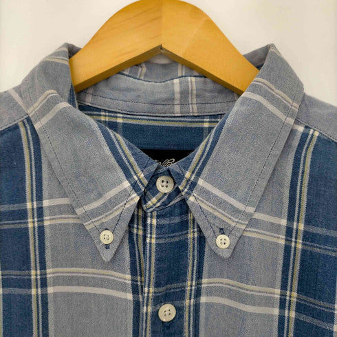 エディーバウアー Eddie Bauer コットン チェック B.D シャツ メンズ import:XL