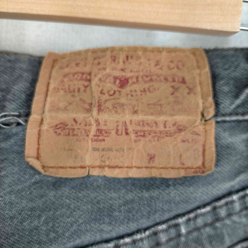 リーバイス Levis ボタン裏532 先染 501 ブラックデニム メンズ