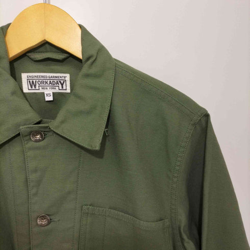 エンジニアードガーメンツ Engineered Garments WORKADAY UTILITY JACKET コットンサテンカバーオール メンズ JPN:XS