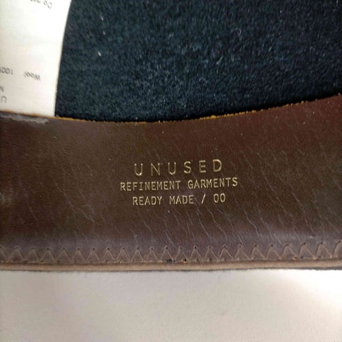 アンユーズド UNUSED ウール ボーラーハット メンズ