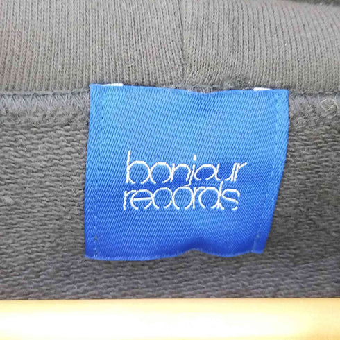 ボンジュールレコーズ bonjour records original LOGO HOODIE オリジナルロゴフーディー プルオーバーパーカー メンズ JPN:L