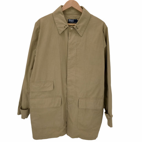 ポロバイラルフローレン Polo by RALPH LAUREN インパクト21 コットンポプリン フック チンストラップ 比翼 ハーフコート メンズ import:L