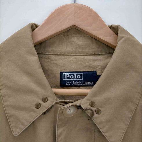 ポロバイラルフローレン Polo by RALPH LAUREN インパクト21 コットンポプリン フック チンストラップ 比翼 ハーフコート メンズ import:L