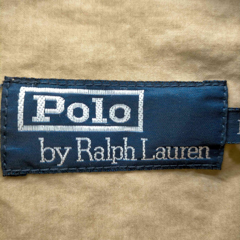 ポロバイラルフローレン Polo by RALPH LAUREN インパクト21 コットンポプリン フック チンストラップ 比翼 ハーフコート メンズ import:L