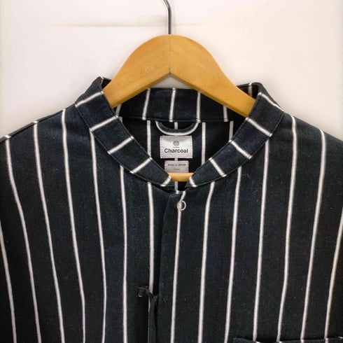 チャコールトーキョー CHARCOAL TOKYO Mono Border WP L/S チャイナスウェット メンズ JPN:L