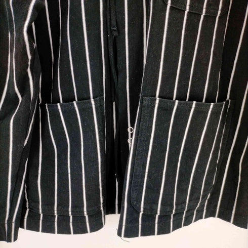 チャコールトーキョー CHARCOAL TOKYO Mono Border WP L/S チャイナスウェット メンズ JPN:L